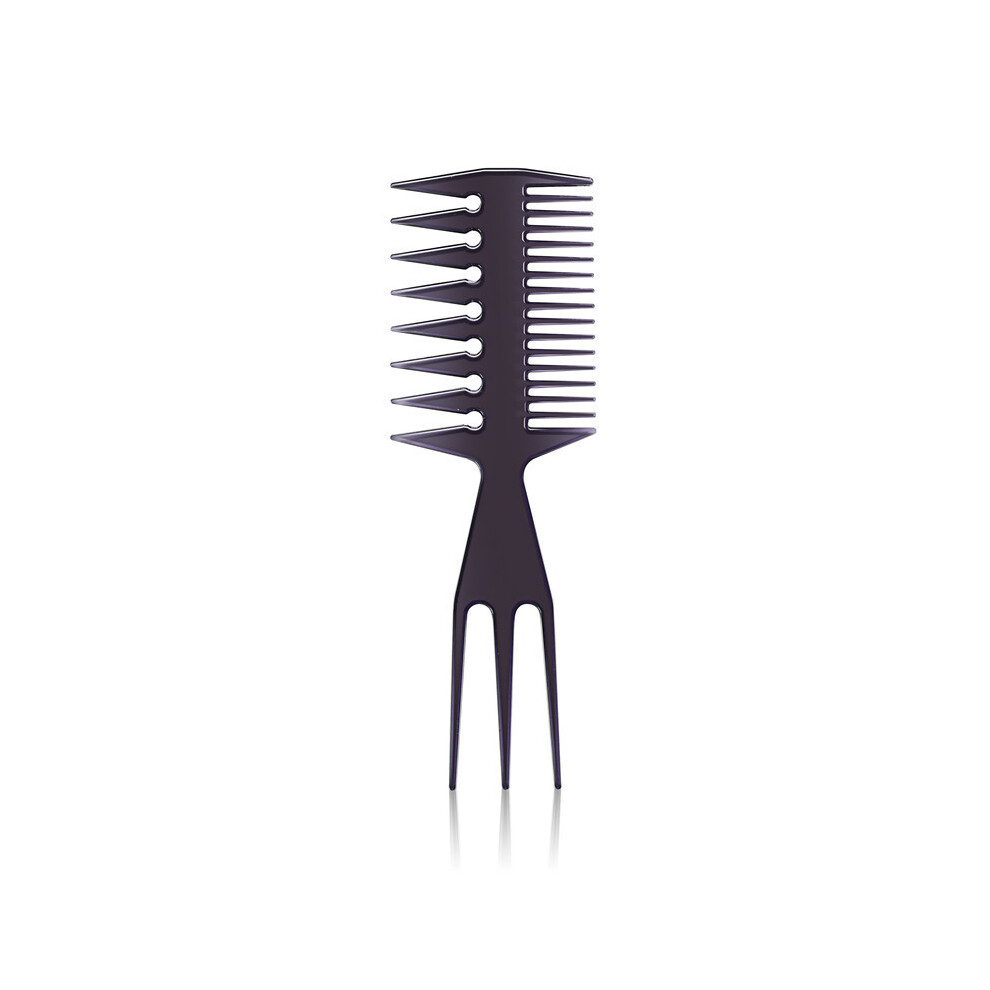 Unisex (Fork Comb)2023 Shaping Hair Brush Oil Comb Retro Oil Head Wide Tooth Comb Men's Beard Comb