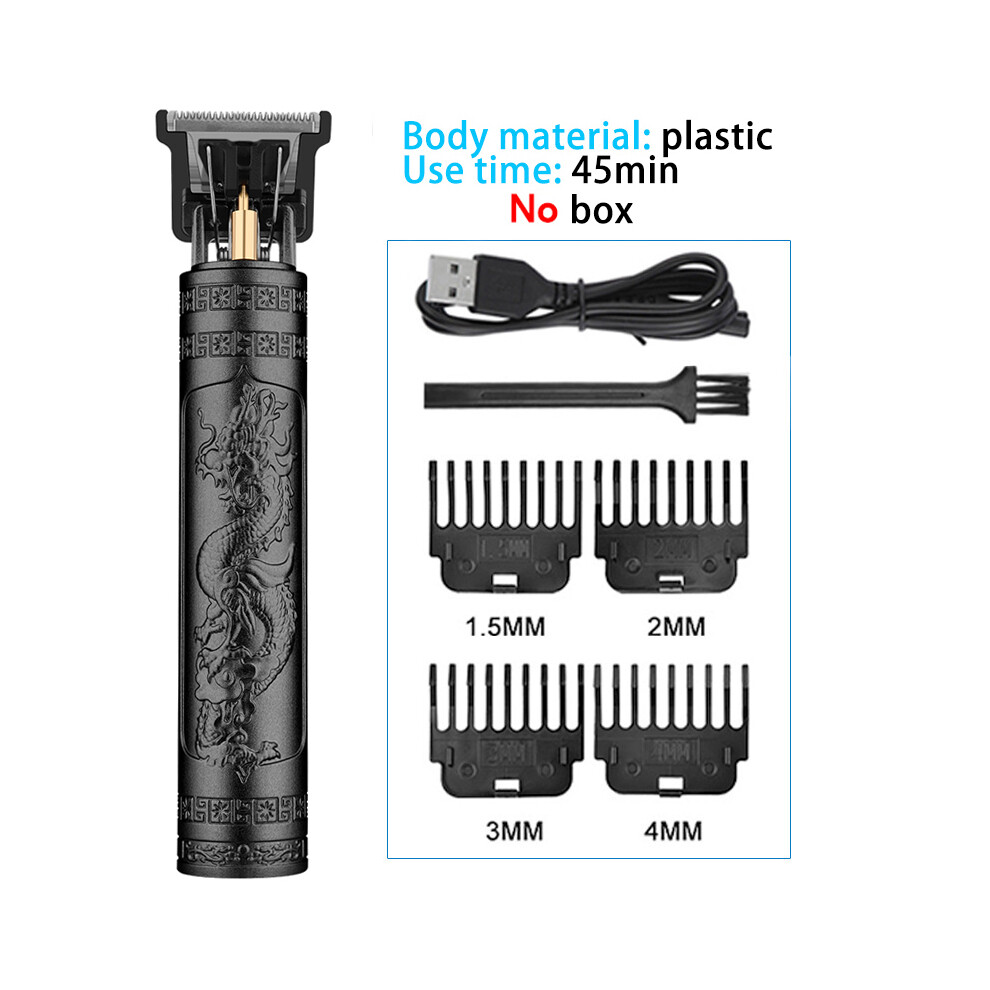 (plastic dragon 1)2022 Vintage t9 Hair Clipper Cordless Hair Clipper Trimming Machine Beard Trimmer