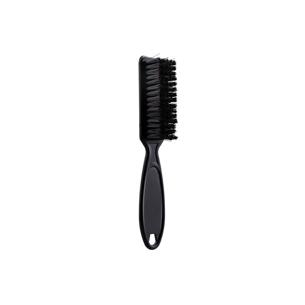 (Noir) Brosse de nettoyage pour cheveux souples avec manche en plastique pour salon de coiffure, plumeau