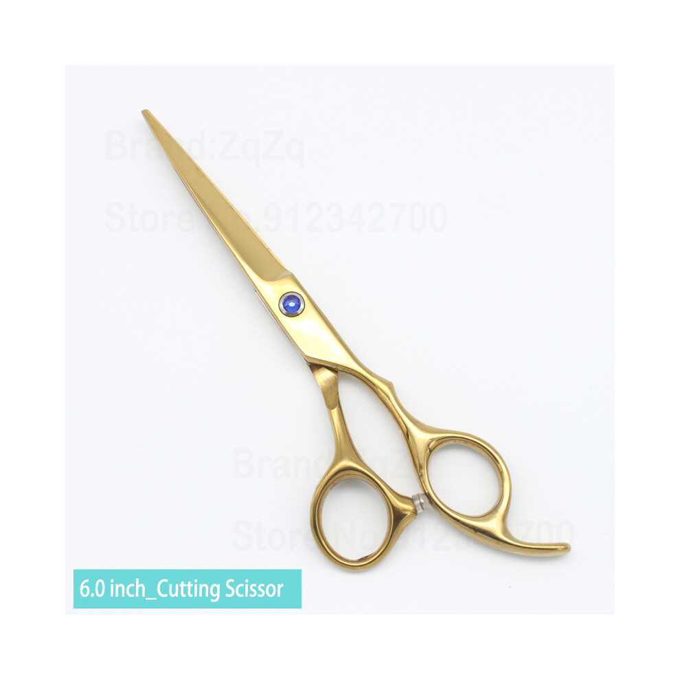 Golden ( Cut) 6 Inch Stainless Steel Hairdressing Scissors For A Professional Cut