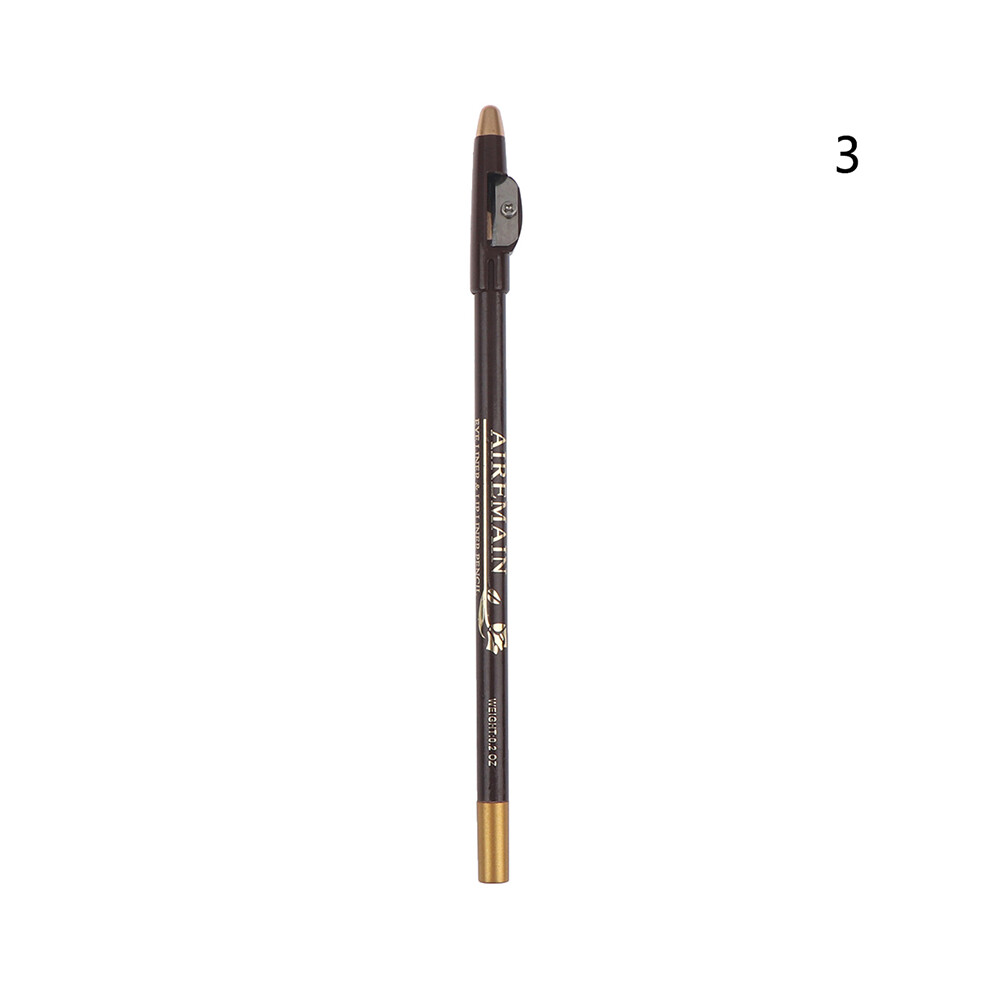 (N3)Newest 1pc Barber Pencil Edge Hairline Razor Trace Hair Beard Shaped Accessories With Sharpener