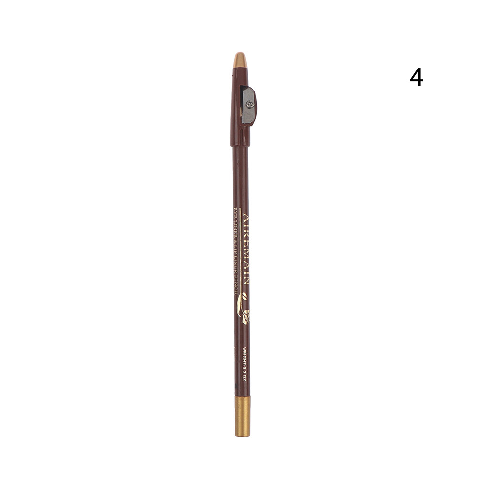 (N4)Newest 1pc Barber Pencil Edge Hairline Razor Trace Hair Beard Shaped Accessories With Sharpener