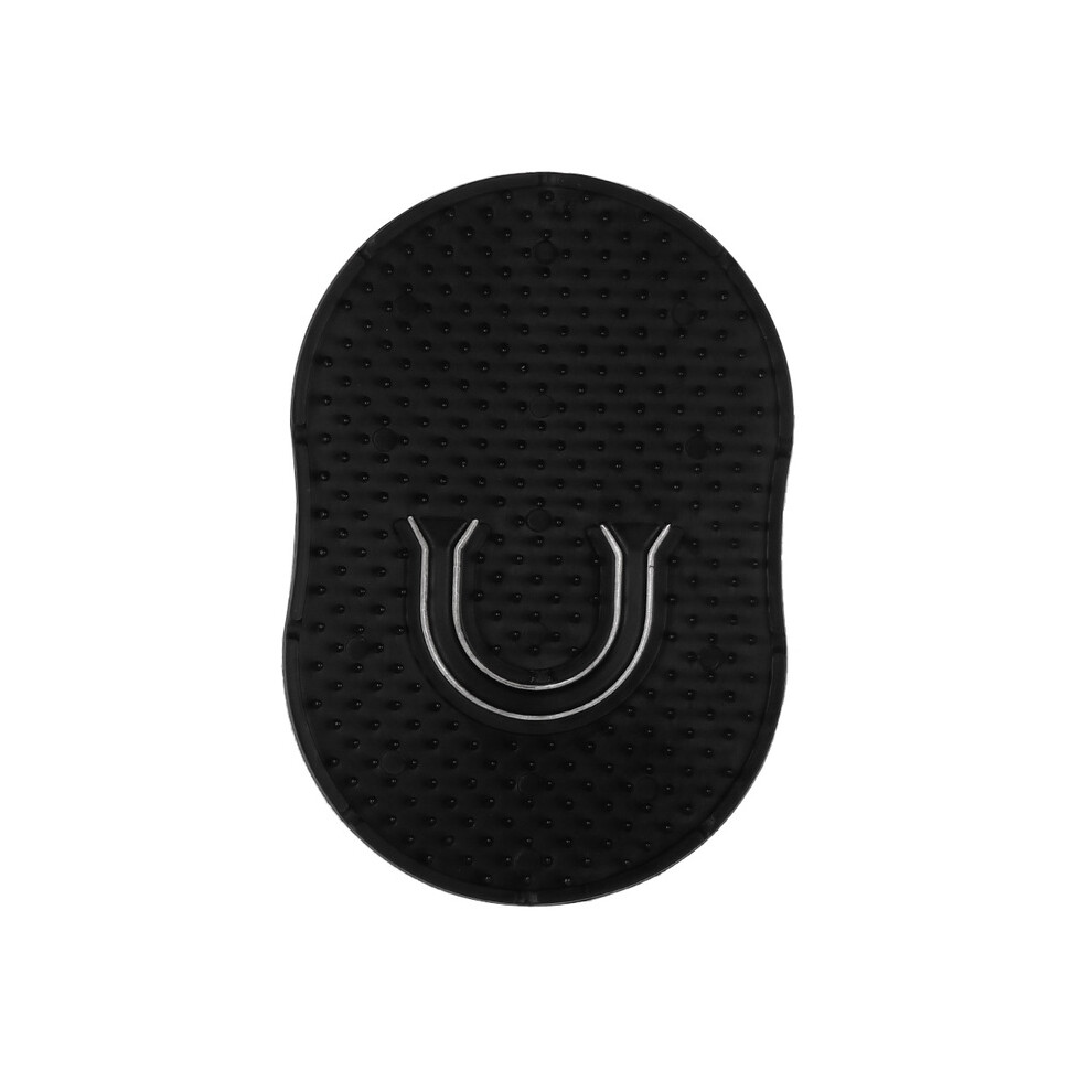 (Black)2022 Hot Wide Teeth Hairbrush Fork Comb Men's Beard Combing Brush Barber Styling Tool