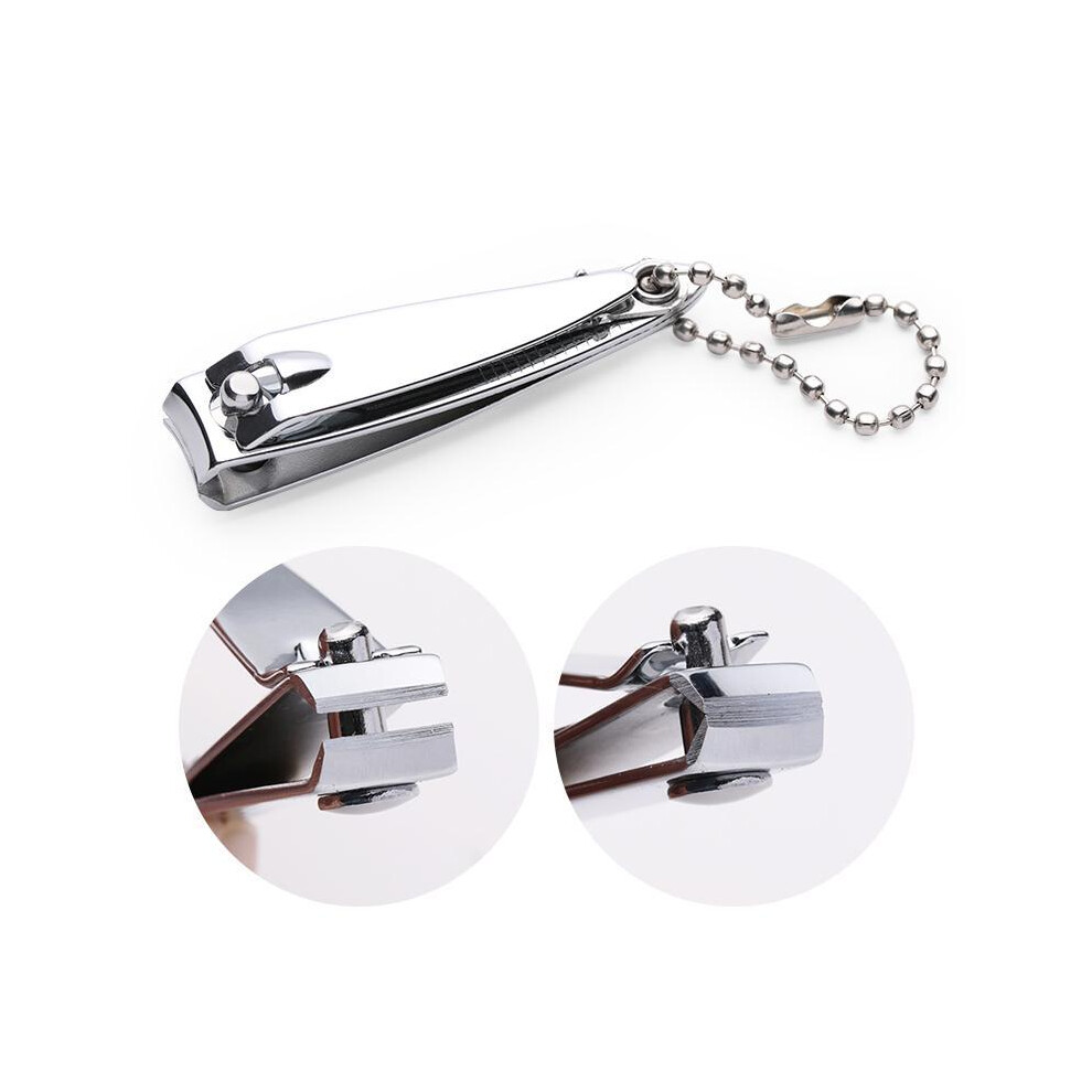 (Model 23)Nail Cuticle Scissors Stainless Steel with Rainbow Tweezers Cutter