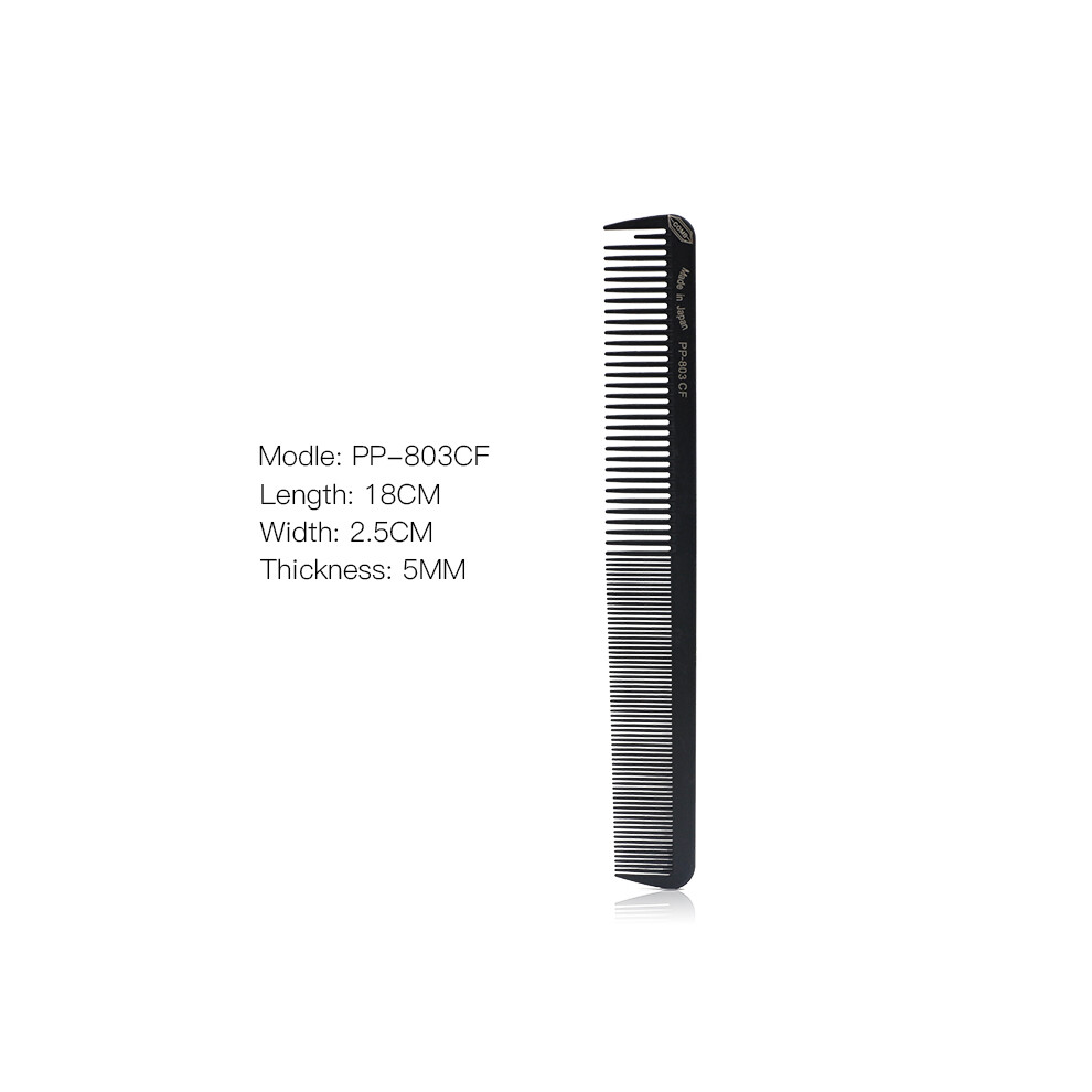 (PP-803) Hair salon Carbon comb Haircut Comb Tail comb Professional barber accessories Salon