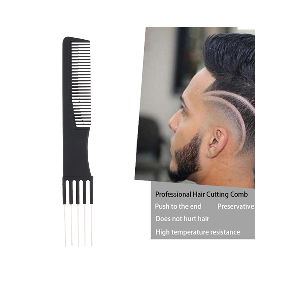 (N12)Professional Hair Tail Comb Salon Cut Comb Design Stainless Steel Spike