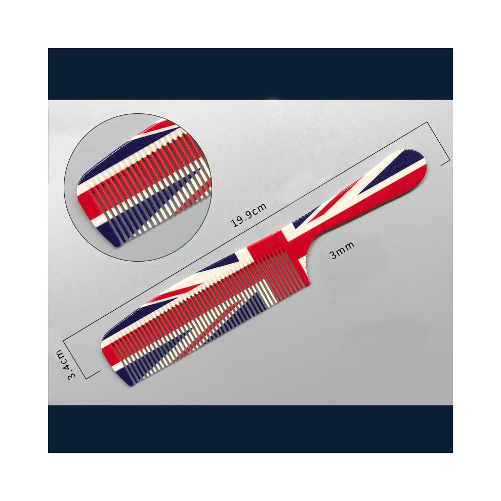 (Graffiti comb 2)Professional hair cutting comb Antistatic flat head clipper comb wide tooth