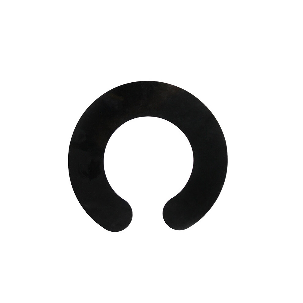 Black (Black)Neck Silicone Pillow Haircut Collar Salon Shoulder Pillow Hair Dye Pillow Hairstyle Waterproof