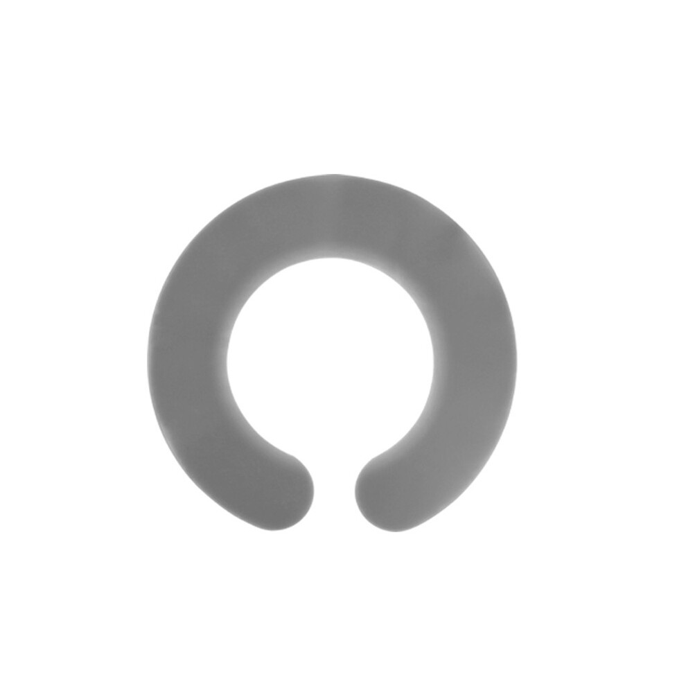 Grey (Grey)Neck Silicone Pillow Haircut Collar Salon Shoulder Pillow Hair Dye Pillow Hairstyle Waterproof