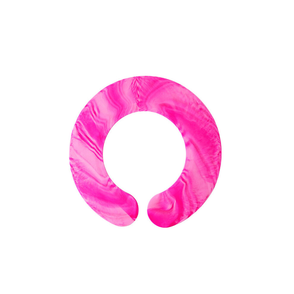 Pink (Pink)Neck Silicone Pillow Haircut Collar Salon Shoulder Pillow Hair Dye Pillow Hairstyle