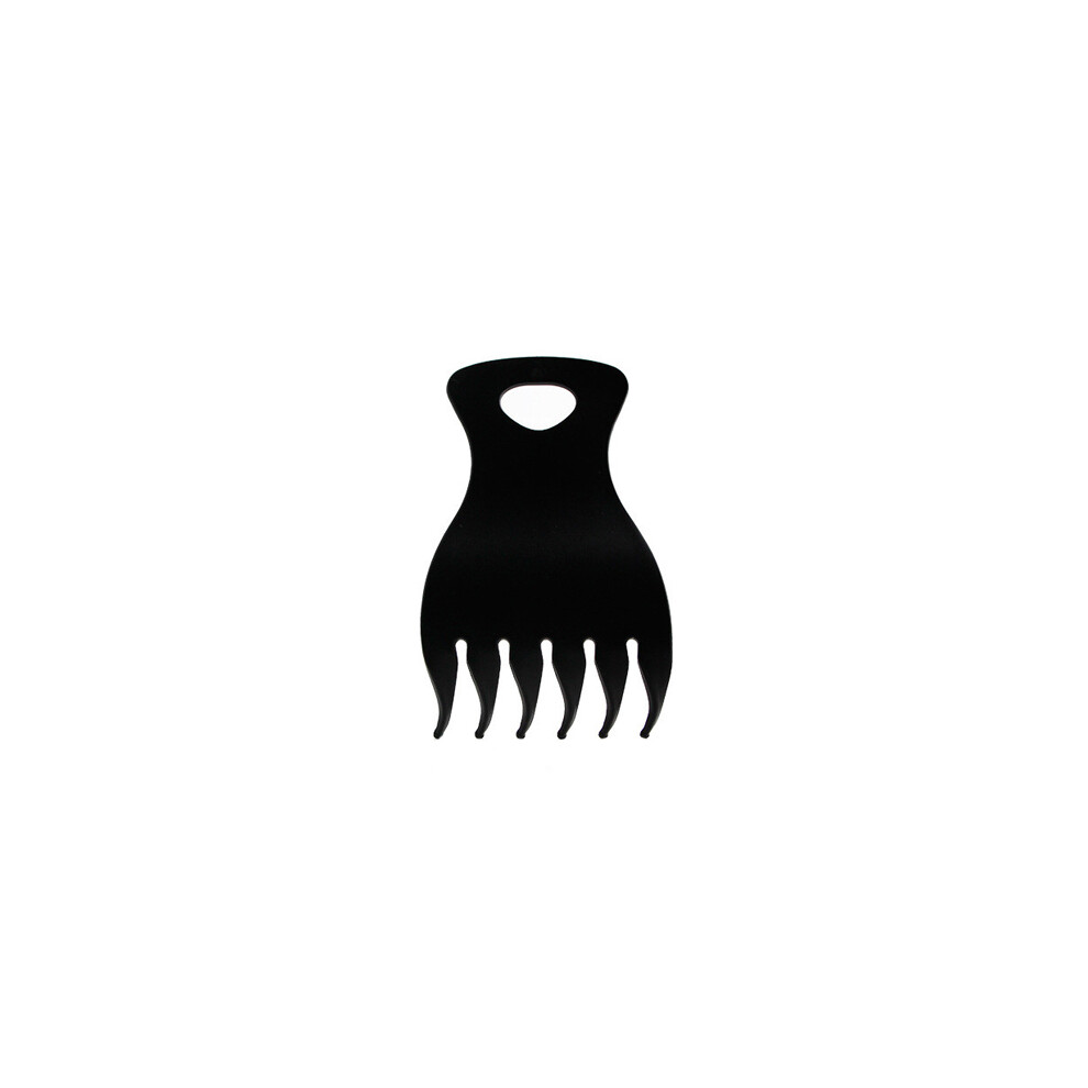 Unisex (As Picture) New Wide Teeth Men's Comb Hair Brush Fork Comb Men's Beard Hairdressing Brush Barber