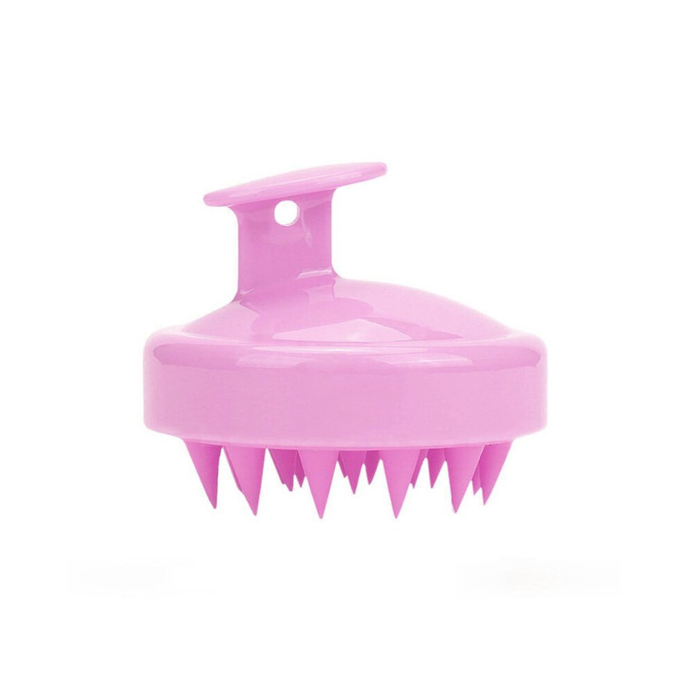 (Pink Shampoo comb) Women's hair comb scalp massage comb bristles & nylon hair brush wet,