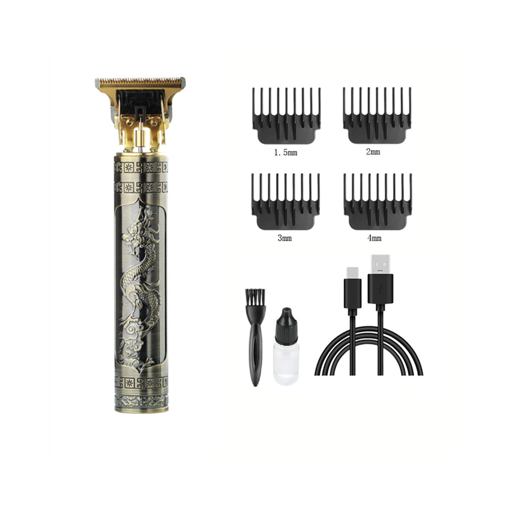 (ABS Dragon 1.0)All Metal Vintage T9 Machine Women's Hair Clipper Hairdresser Professional hair clipper