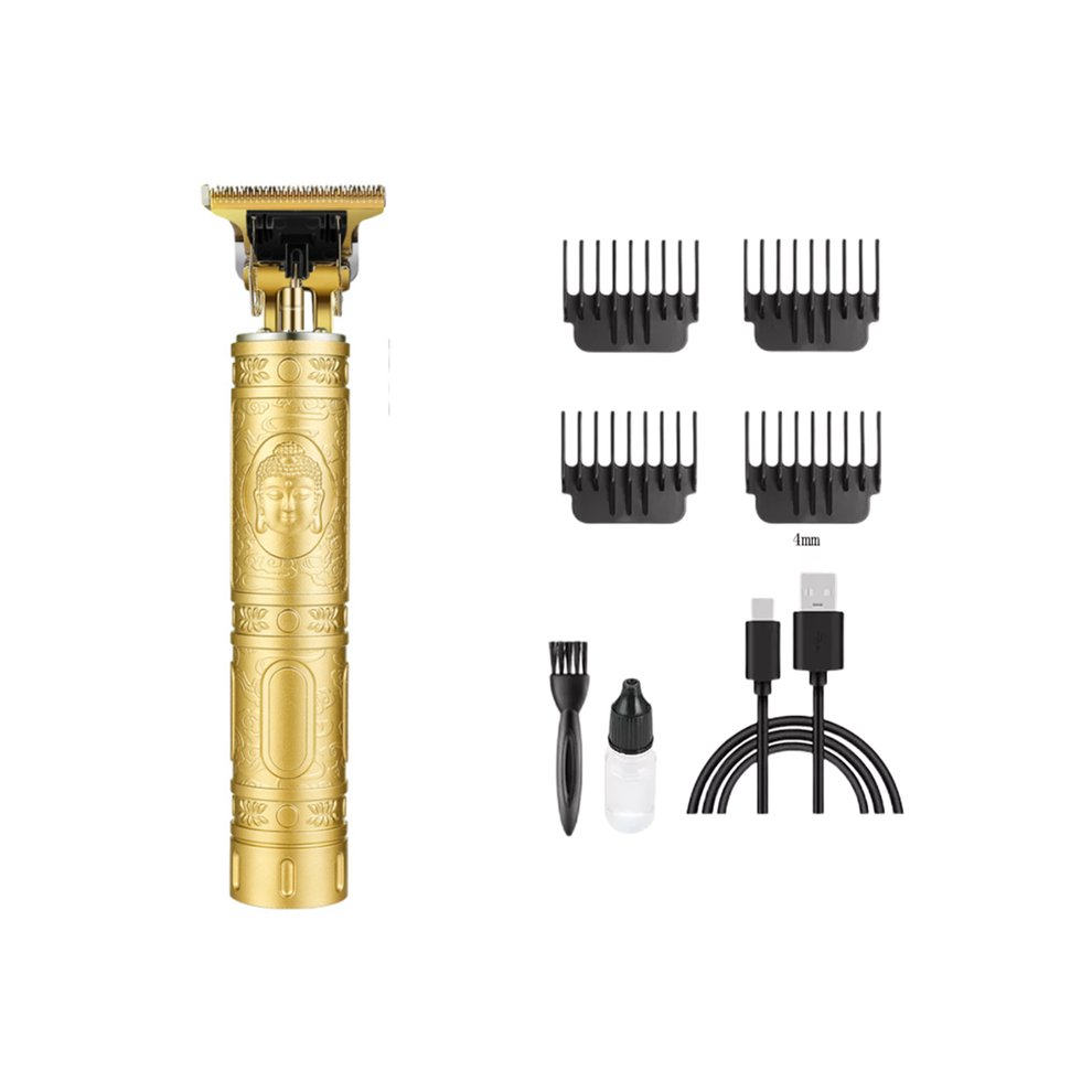 (Golden Buddha)All Metal Vintage T9 Machine Women's Hair Clipper Hairdresser Professional hair clipper