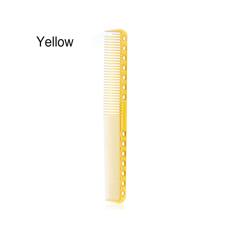 Yellow (Yellow) 1Pc Professional Hair Combs Barber Hairdressing Hair Cutting Brush Antistatic Tangle