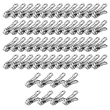 (As show, One size) 60 PCS Garden Clips,Greenhouse Clamps Made of Stainless Steel for Netting,Garden Hoops or Greenhous
