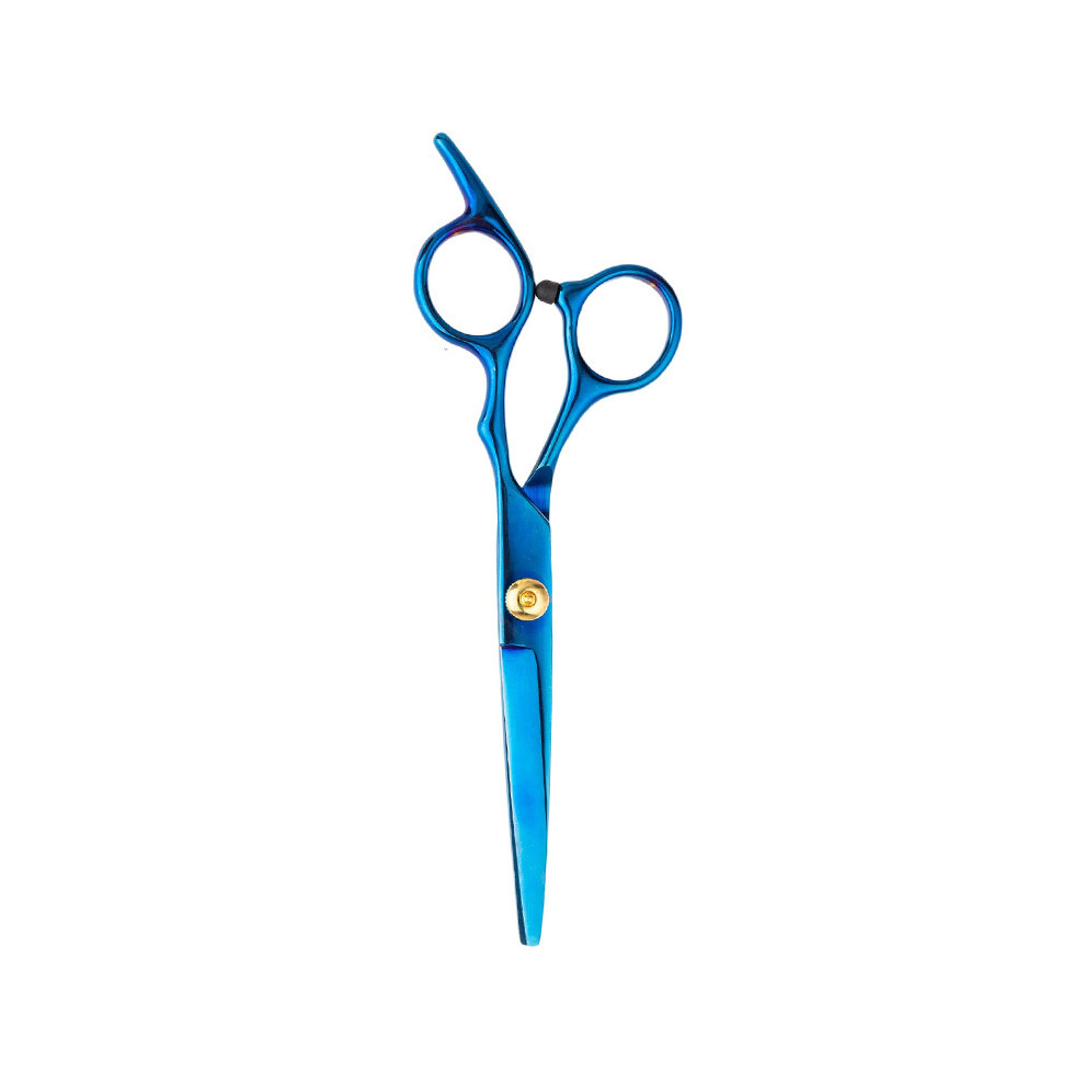 Blue ( Cut) 6 Inch Hair Scissors Hair Thinning Cutting Clippers Barber Scissors Hair Clippers Professional