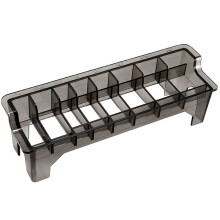(Zwart) 8 rastergeleider limiet kam houder haartrimmer opbergdoos haaraccessoires plastic mes organizer