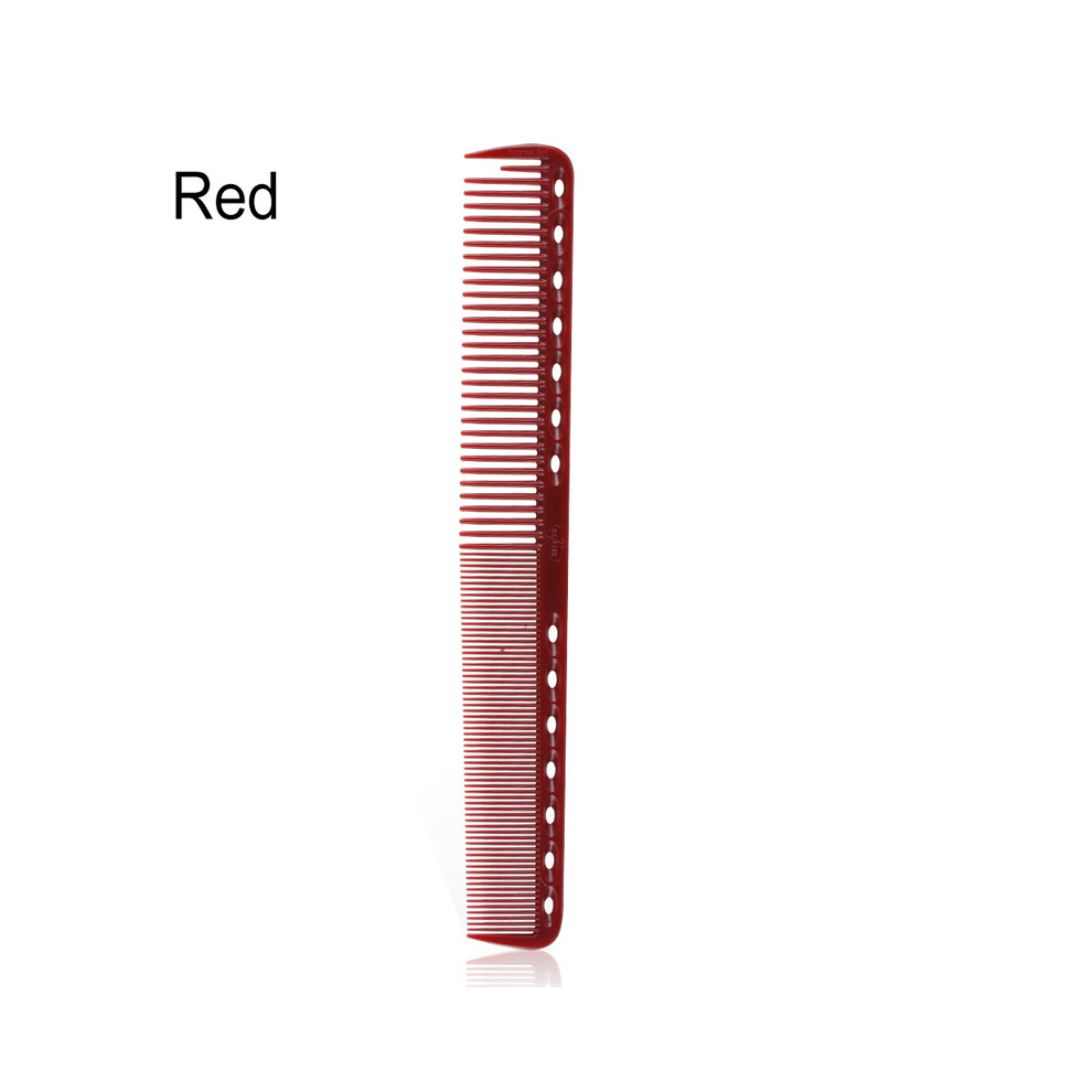 Red (Red) 6 Colors Professional Hair Combs Barber Hair Salon Hair Cutting Brush Anti Static Tangle