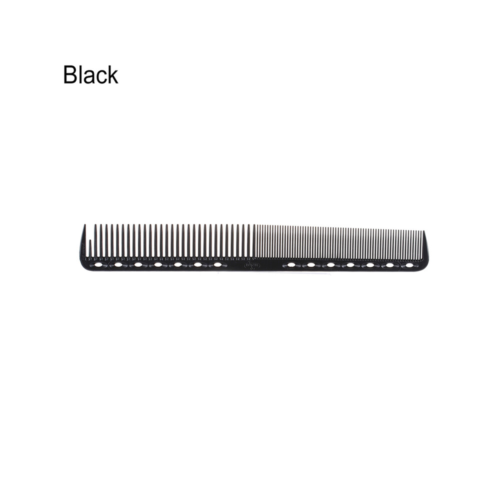 (Black) 1pc Detachable Hairbrush Colorful Plastic Haircut Barber Comb Professional Antistatic