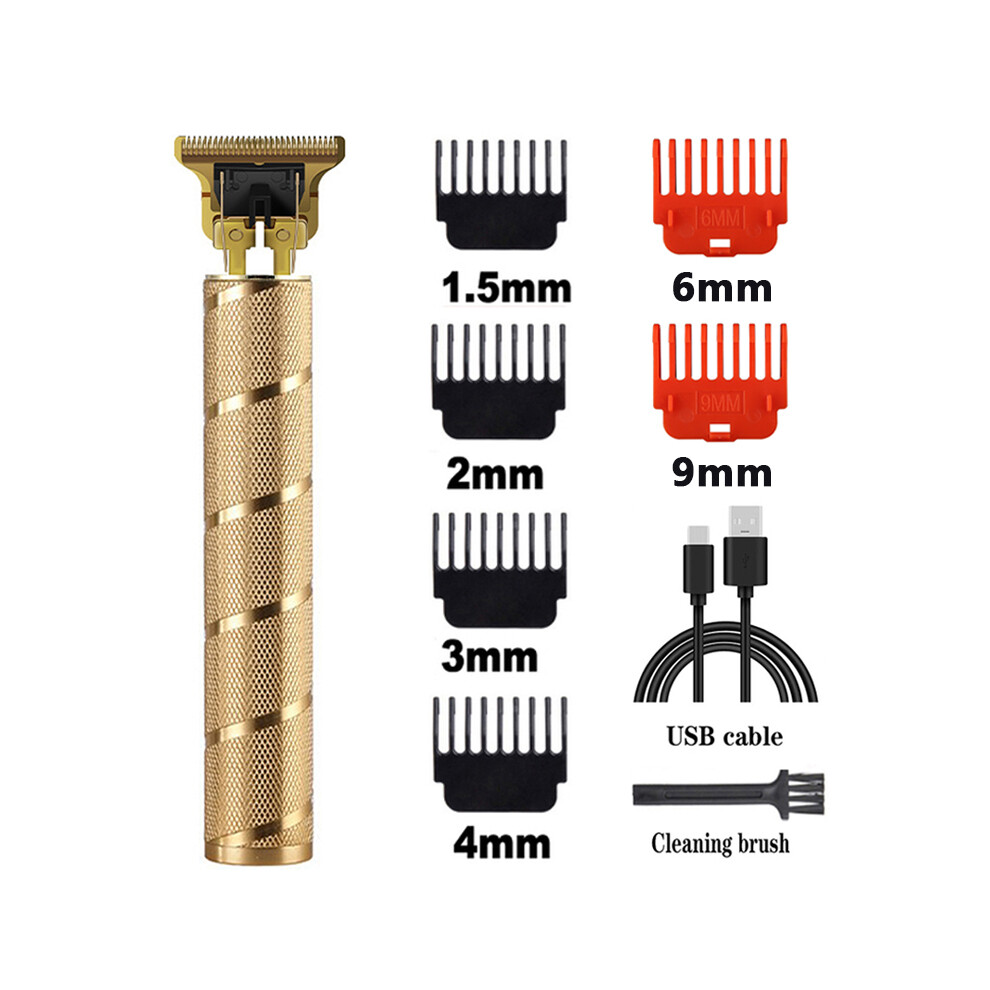 (2)2022 T9 hair clipper barber hair clipper cordless hair clipper beard trimmer shaver