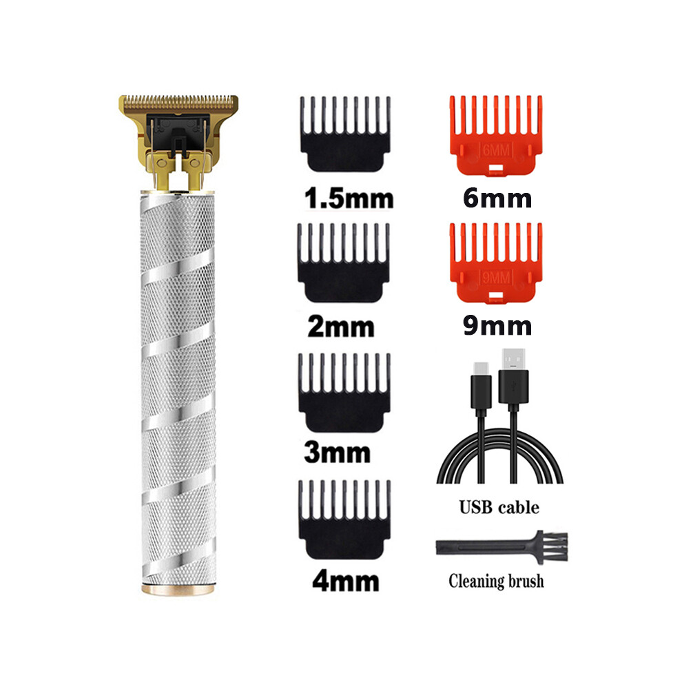 (3)2022 T9 hair clipper barber hair clipper cordless hair clipper beard trimmer shaver