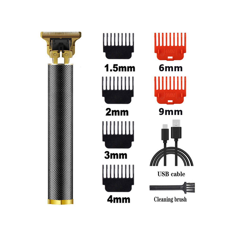 (6)2022 T9 hair clipper barber hair clipper cordless hair clipper beard trimmer shaver