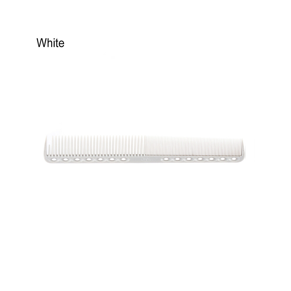 (White) 1pc Detachable Hairbrush Colorful Plastic Haircut Barber Comb Professional Anti-Static