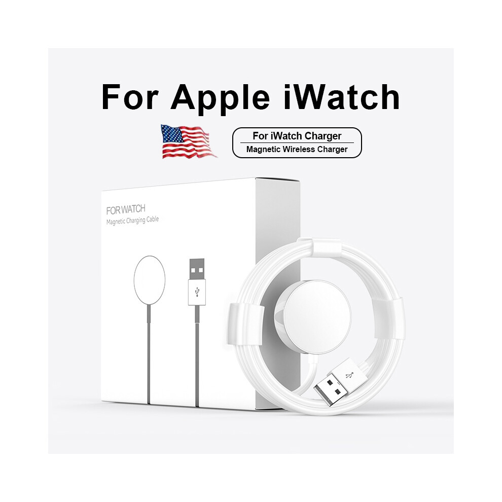 (Usb Fast Charger)Iwatch Series 8 7 Se 6 5 Portable Magnetic Wireless Charger Usb For Apple Watch 3 9319708979435