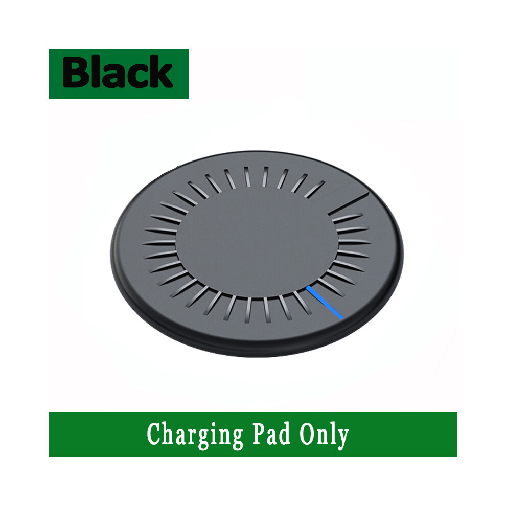(Black) 15W Wireless Charger For Iphone 14 13 12 11 Pro Xs Max Mini X Xr Induction Fast Wireless Charging Black 9319708981100