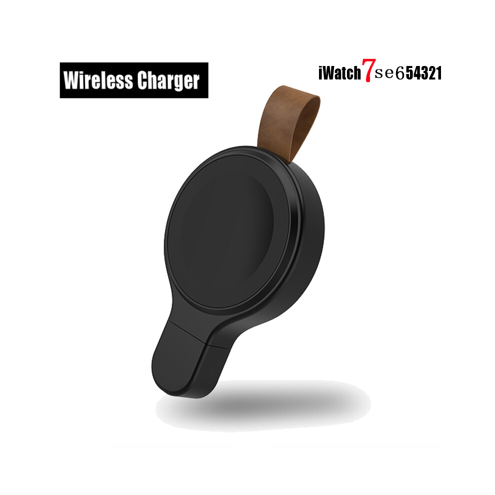 (Black) Wireless Charger For Apple Watch Series 7 45Mm 41Mm Iwatch Se 6 5 3 Portable Usb Charging Dock Black 9319708980387