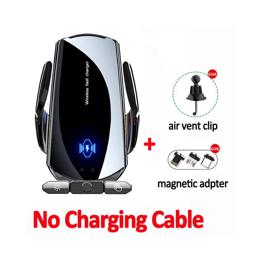 (No Cable ) 20W Fast Wireless Car Charger For Samsung Galaxy Note 20 Note 10 Note 9 S22 S21 S20 Black 9319708984910