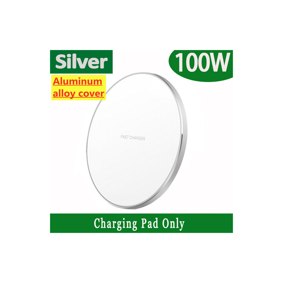 (White) 100W wireless charging pad for iPhone 15 14 13 12 Pro XS Max induction fast charging station-image-OPC-PH7Y8FN-NEW