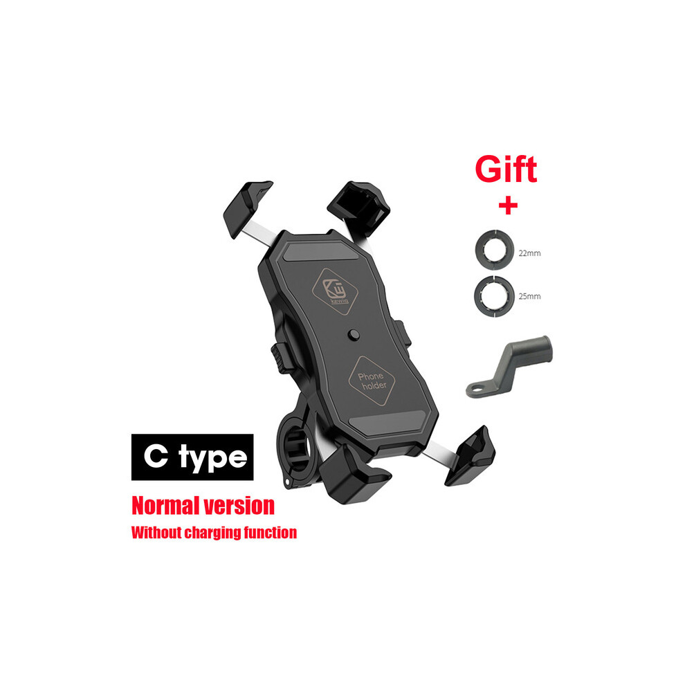 (No Charging)2022 Upgraded Motorcycle Phone Holder 15W Wireless Charger Usb Qc3.0 Quick Charge Bike 9319708989021
