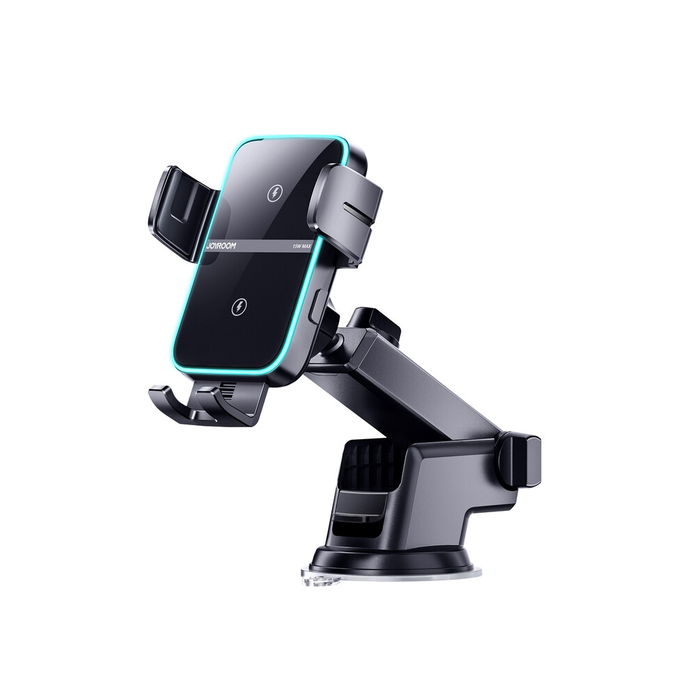 (Dashboard) 15W Dual Coil Car Phone Holder Automatic Fast Wireless Charger Phone Holder Car Holder 9319708989212