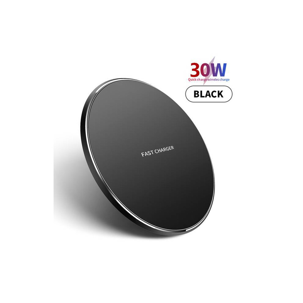 (30W Type C ) 30W Wireless Charger For Iphone 14 13 12 11 Pro Xs Max Mini X Xr 8 Induction Fast Black 9319708991918