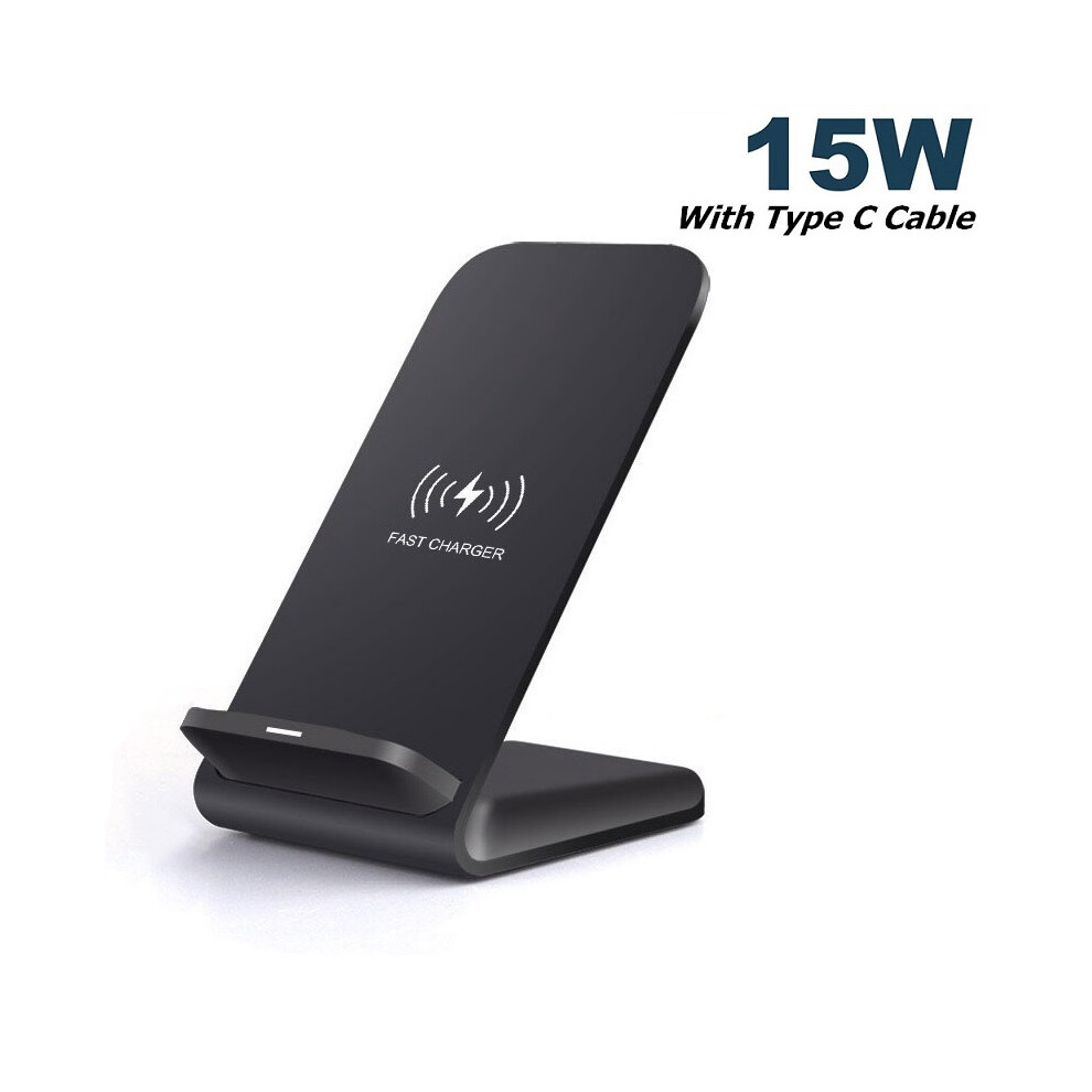 (15W Max) 30W Wireless Charging Stand For Iphone 14 13 12 11 Pro Max Xs Xr X 8 Samsung S21 S22 S23 Fast Black 9319708992489