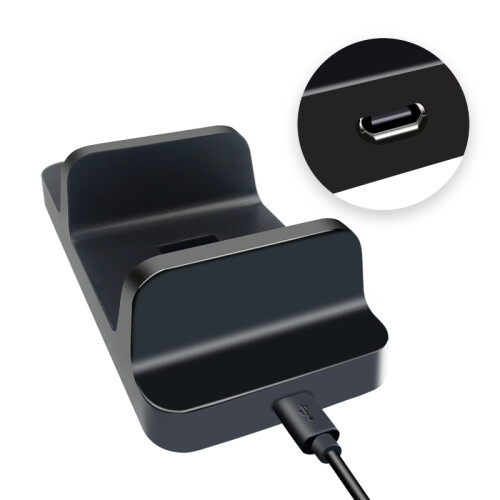 (Black) Dual USB Charging Dock for PS4 Controller Game Charging Dock for Sony PlayStation 4 Wireless 2