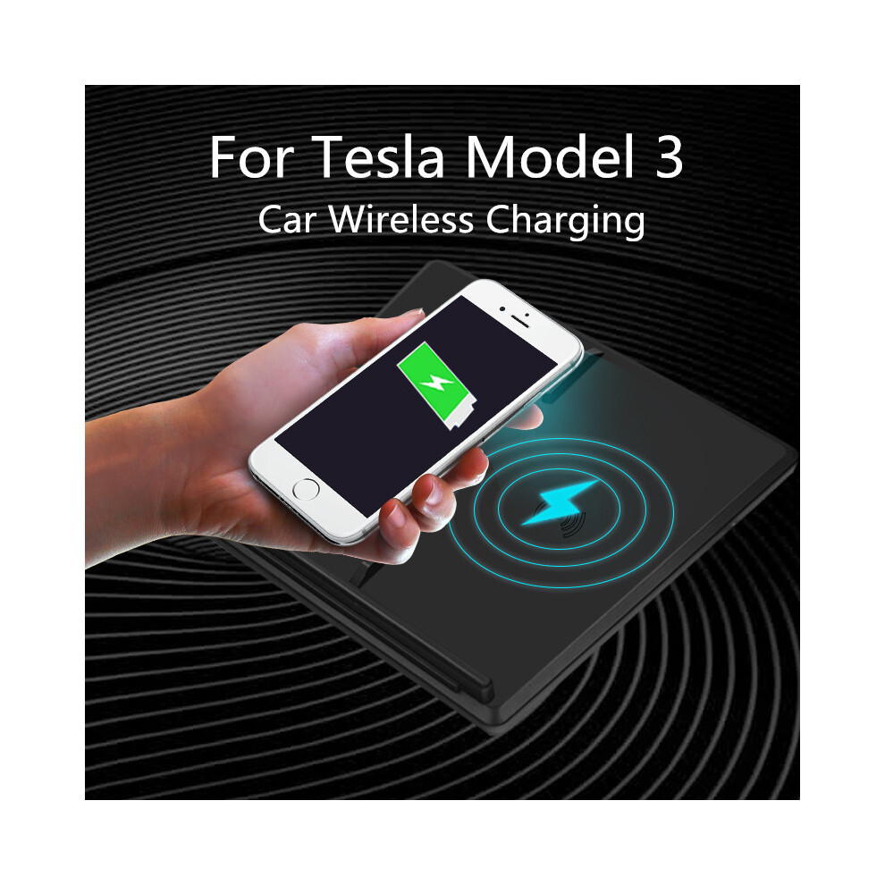 Wireless Charger For Tesla Model 3 10W Fast Charging Car Charging Base Wireless Charging Base Smartphone 9319708993004