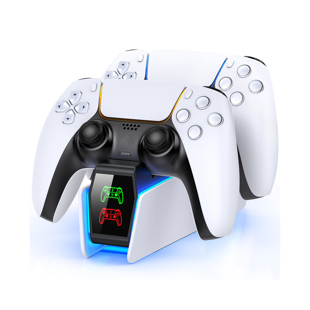 (Fc300)Dualsense Charging Station For Ps5 Game Controller Dual Charging Dock Playstation 5 Dualsense 9319708993455