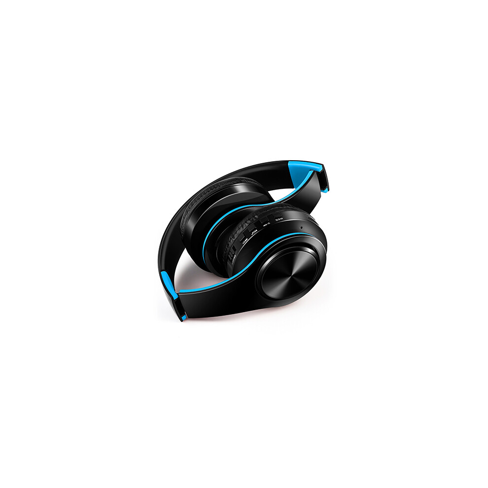 ( Black) Colors Wireless Tooth Headphones Stereo Headphones Music Headphones With Earbuds Blue/Black 9319708993509