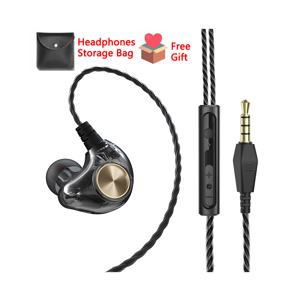 (Black) Extra Bass Headphone Wired Headphone 3.5Mm Headphone With Mic Noodles Style Ð½Ð°ÑÑÐ½Ð¸Ðºð¸ Black 9319708993806