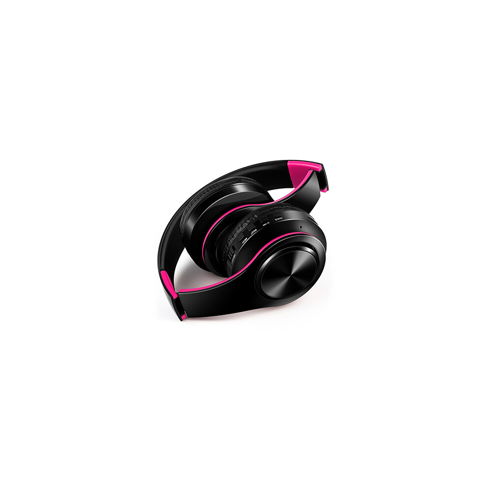 ( Black) Colors Wireless Bluetooth Headphones Stereo Headphones Music Headphones With Earbuds Purple/Black 9319708993516