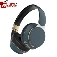 (Blue) Wireless Headphone Bluetooth 5.0 Headphone Foldable Headphone HiFi 9D Bass Stereo Headphone