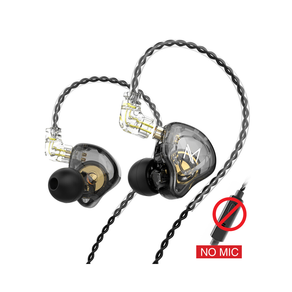 ( Without Microphone 3.5)Trn Mt1 Hi-Fi 1Dd Dynamic In-Ear Headphone Station Hifi Bass Metal Monitor Black 9319708995473