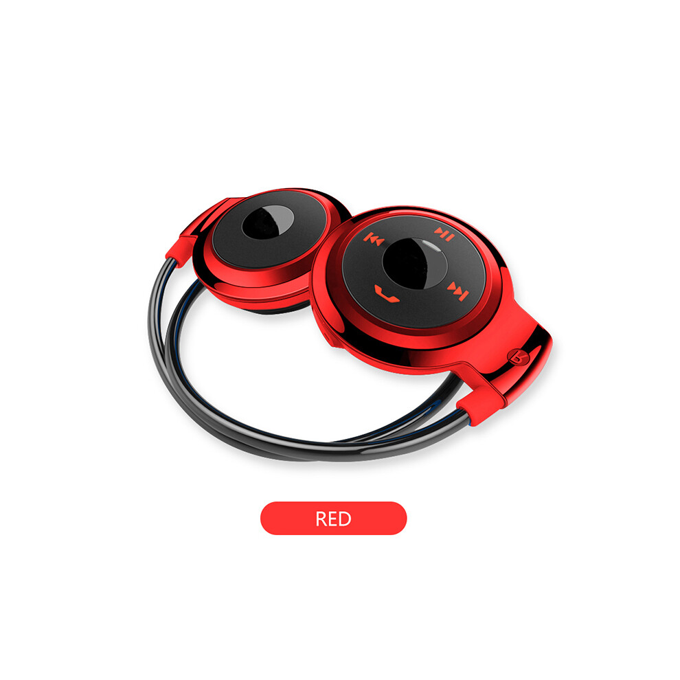 (Red) Mini 503 Sport Foldable Wireless Bluetooth Headphones Hifi Stereo For Music Playing Red 9319708998030