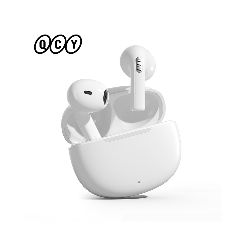 (T20 )Qcy T20 Tws Wireless Headphones Bluetooth 5.3 Earbuds 68Ms Low Latency White 9319708998436