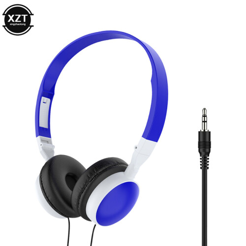 (Black) Wired Foldable 3.5mm Headphone Head Mounted Headphone Headphone Headphone 1