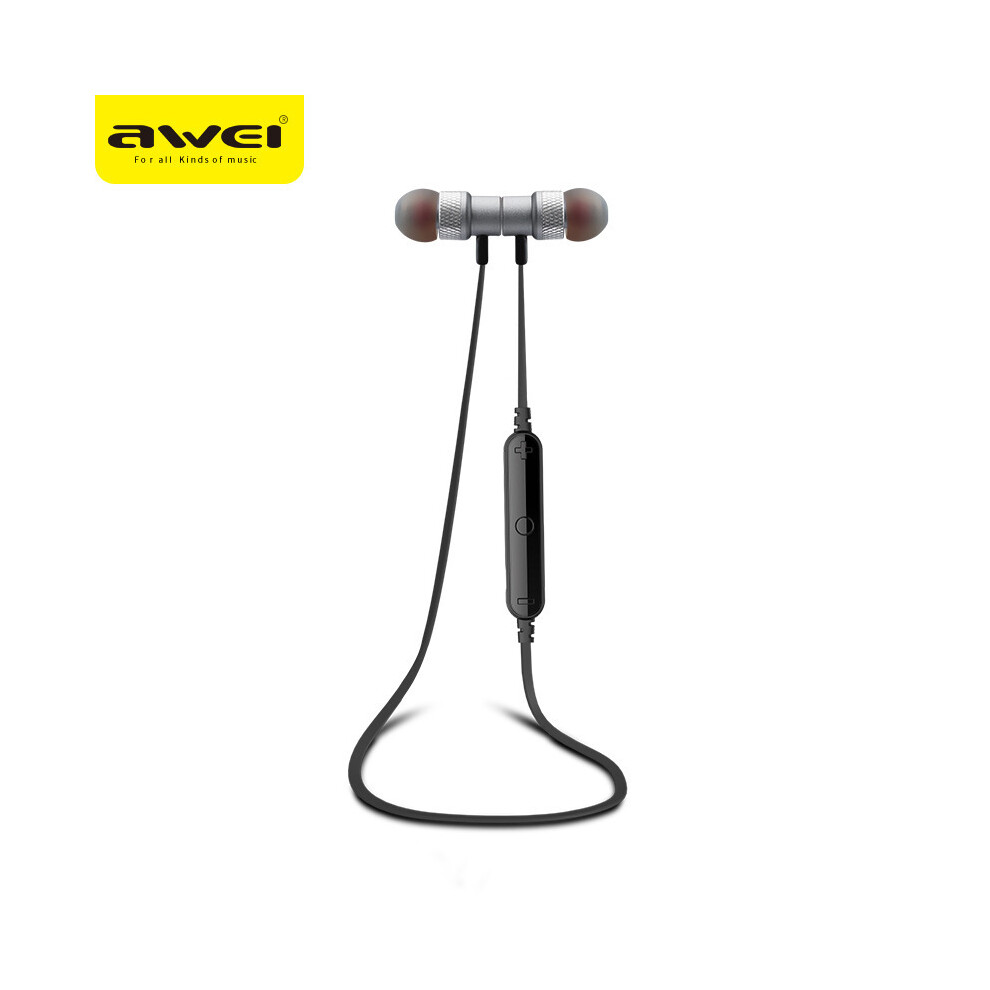(Grey)Awei B926bl Wireless Bluetooth 5.2 Headphone Headphone Handfree Neckbank Stereo Sport Headset Grey 9319708999303