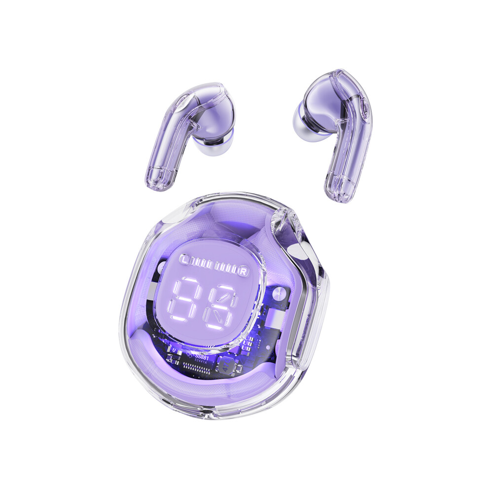 (Alfalfa )Acefast New T8 Tws Wireless Headphones Bluetooth 5.3 Headphone Sports Gaming Headset Purple 9319708001259